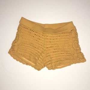 Yellow summer shorts
